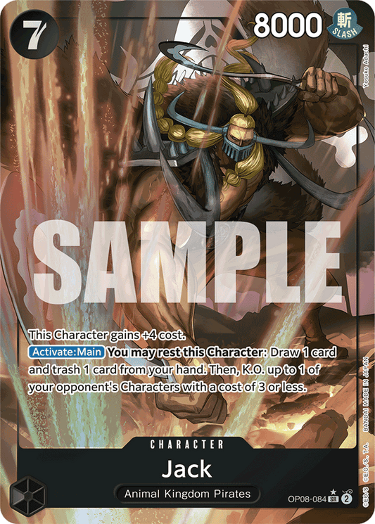 Jack (Parallel) - Two Legends - SR - OP08-084