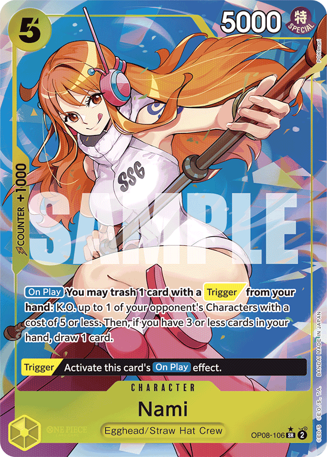 Nami (Parallel) - Two Legends - SR - OP08-106