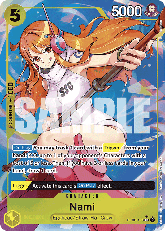 Nami (Parallel) - Two Legends - SR - OP08-106