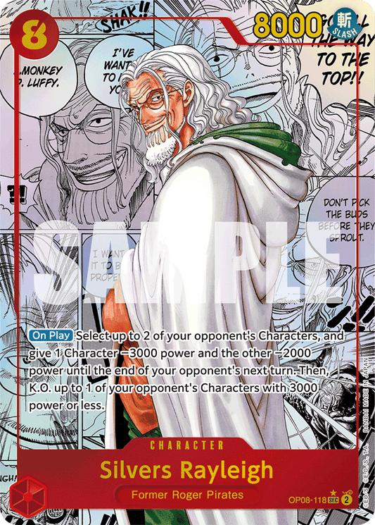 Silvers Rayleigh (Parallel) (Manga) - Two Legends - SEC - OP08-118