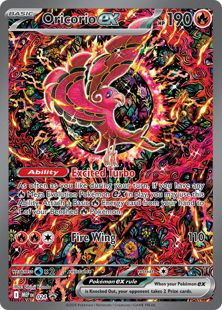 Oricorio ex - 024 - ME: Mega Evolution Promo - Promo - 024