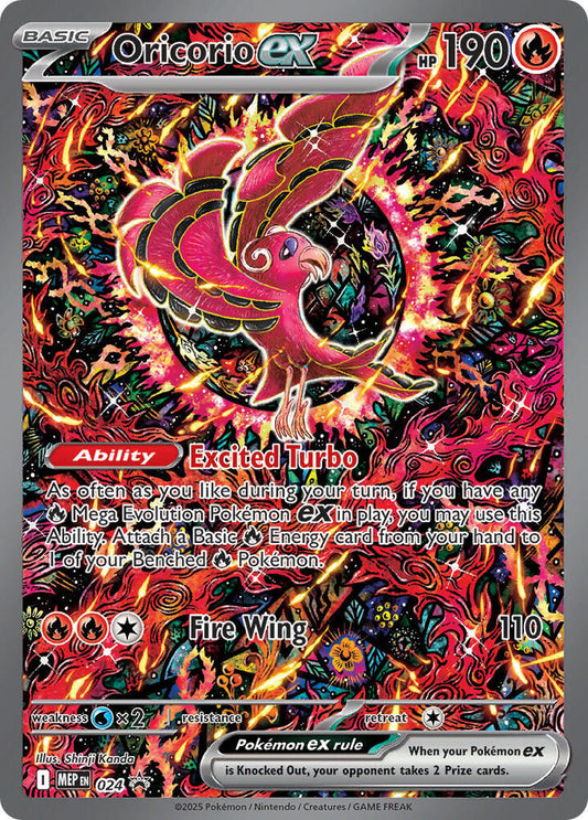 Oricorio ex - 024 - ME: Mega Evolution Promo - Promo - 024