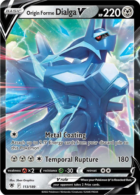 Origin Forme Dialga V - SWSH10: Astral Radiance - Ultra Rare - 113/189