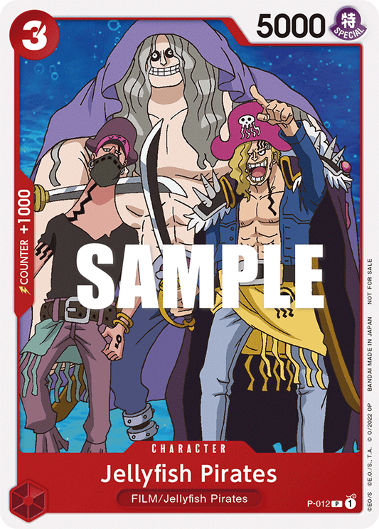 Jellyfish Pirates (One Piece Film Red) - One Piece Promotion Cards - PR - P-012