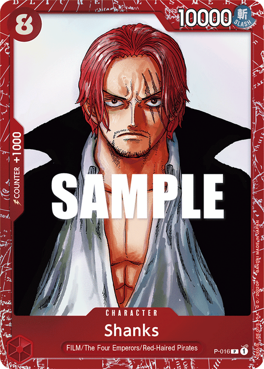 Shanks (Premium Card Collection -ONE PIECE FILM RED Edition-) - One Piece Promotion Cards - PR - P-016