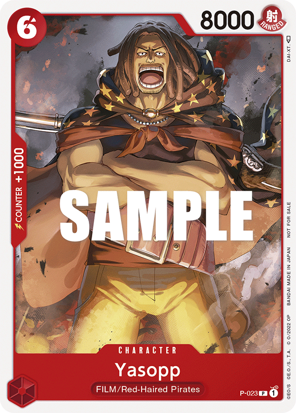 Yasopp (One Piece Film Red) - One Piece Promotion Cards - PR - P-023