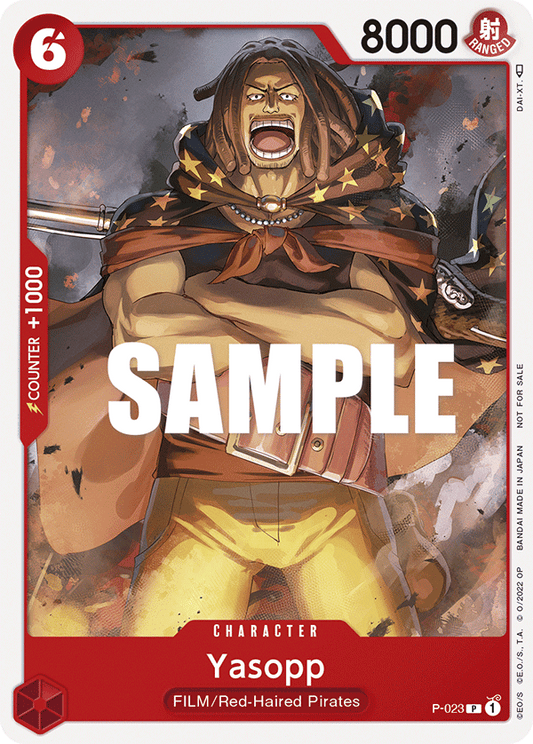 Yasopp (One Piece Film Red) - One Piece Promotion Cards - PR - P-023