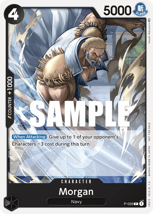 Morgan (Pirates Party Vol. 2) - One Piece Promotion Cards - PR - P-026