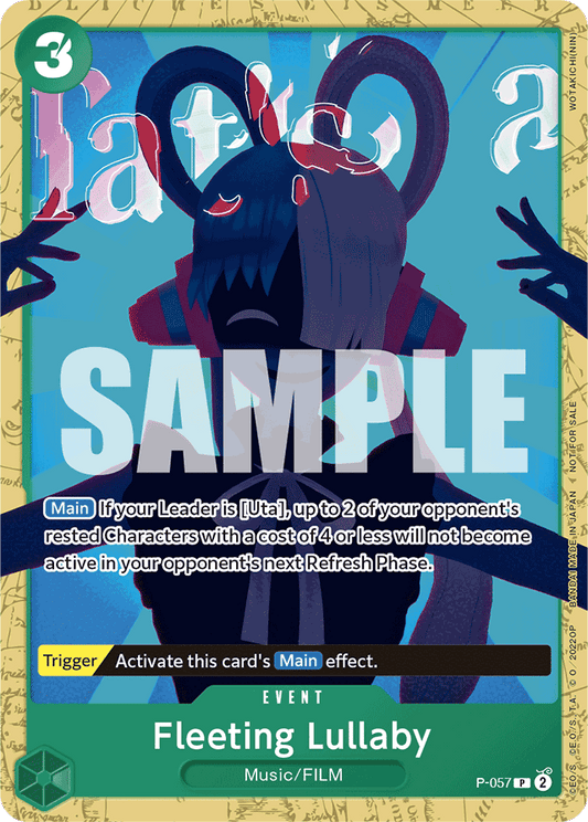 Fleeting Lullaby (Starter Deck 11: Uta Deck Battle) - One Piece Promotion Cards - PR - P-057