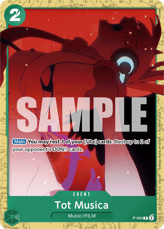 Tot Musica (Starter Deck 11: Uta Deck Battle) - One Piece Promotion Cards - PR - P-060