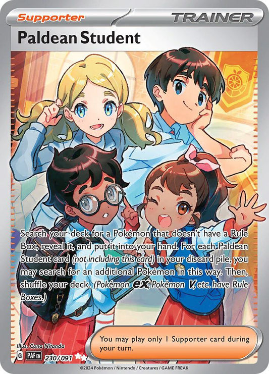 Paldean Student - 230/091 - SV: Paldean Fates - Ultra Rare - 230/091