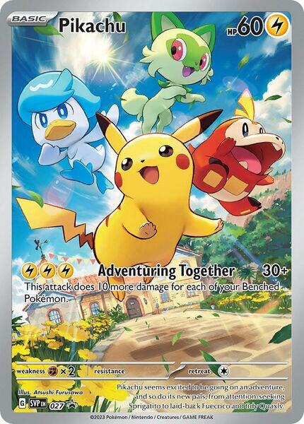 Pikachu - 027 - SV: Scarlet & Violet Promo Cards - Promo - 027