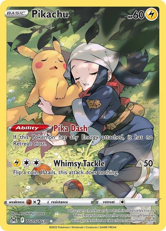 Pikachu - SWSH11: Lost Origin Trainer Gallery - Ultra Rare - TG05/TG30