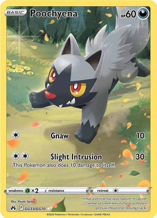 Poochyena - Crown Zenith: Galarian Gallery - Ultra Rare - GG33/GG70