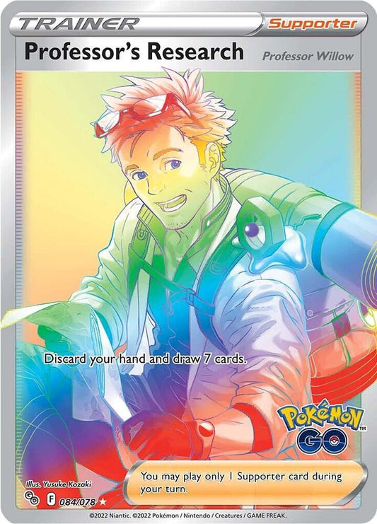 Professor's Research (Secret) - Pokemon GO - Secret Rare - 084/078