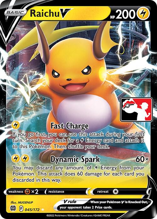 Raichu V - Prize Pack Series Cards - Ultra Rare - 045/172