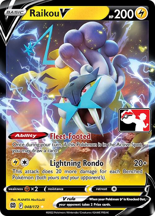 Raikou V - Prize Pack Series Cards - Ultra Rare - 048/172