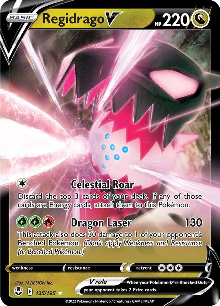Regidrago V - SWSH12: Silver Tempest - Ultra Rare - 135/195