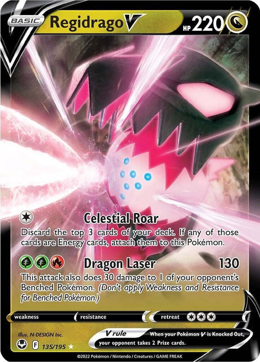 Regidrago V - SWSH12: Silver Tempest - Ultra Rare - 135/195