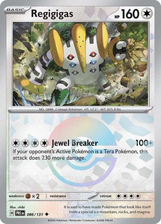 Regigigas (Poke Ball Pattern) - SV: Prismatic Evolutions - Uncommon - 086/131