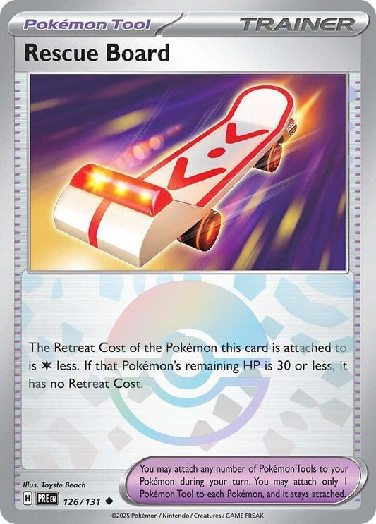 Rescue Board (Poke Ball Pattern) - SV: Prismatic Evolutions - Uncommon - 126/131