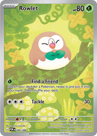 Rowlet - 090/088 - ME03: Perfect Order - Illustration Rare - 090/088
