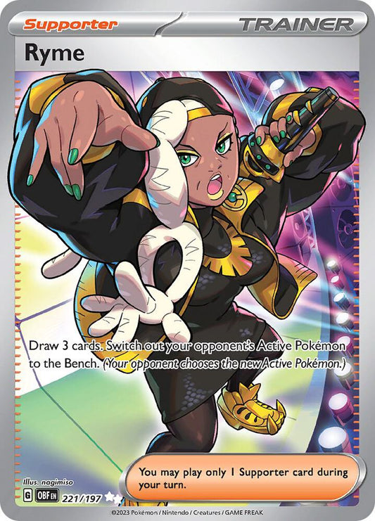 Ryme - 221/197 - SV03: Obsidian Flames - Ultra Rare - 221/197