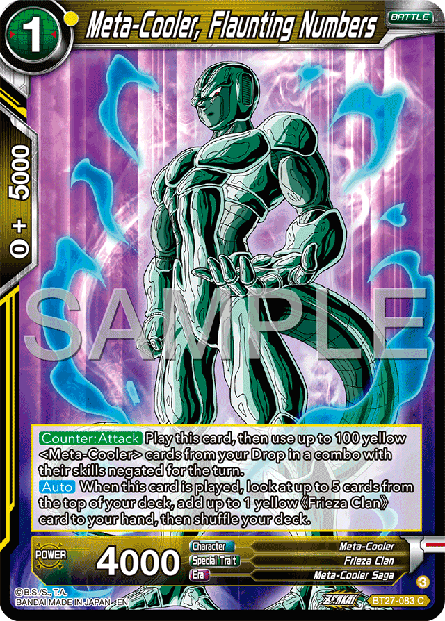 Meta-Cooler, Flaunting Numbers - History of Z - Common - BT27-083