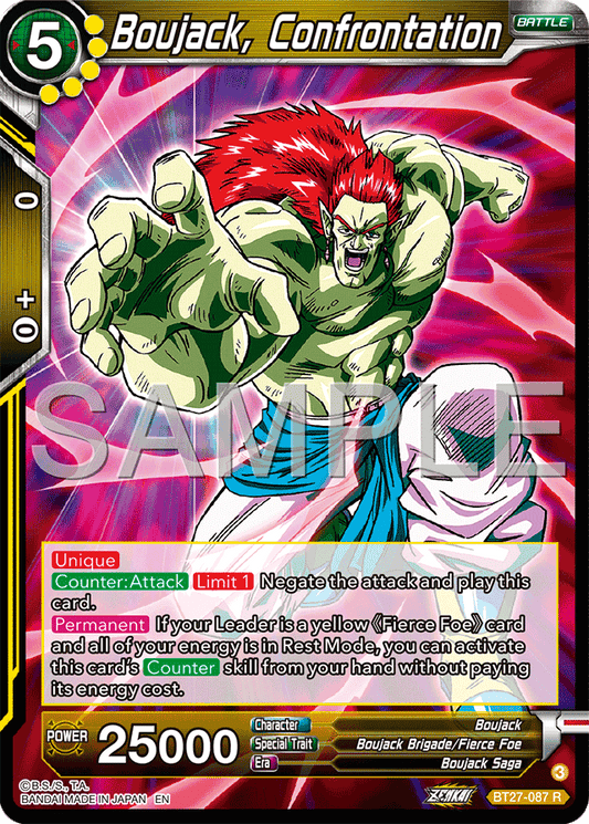 Boujack, Confrontation - History of Z - Rare - BT27-087