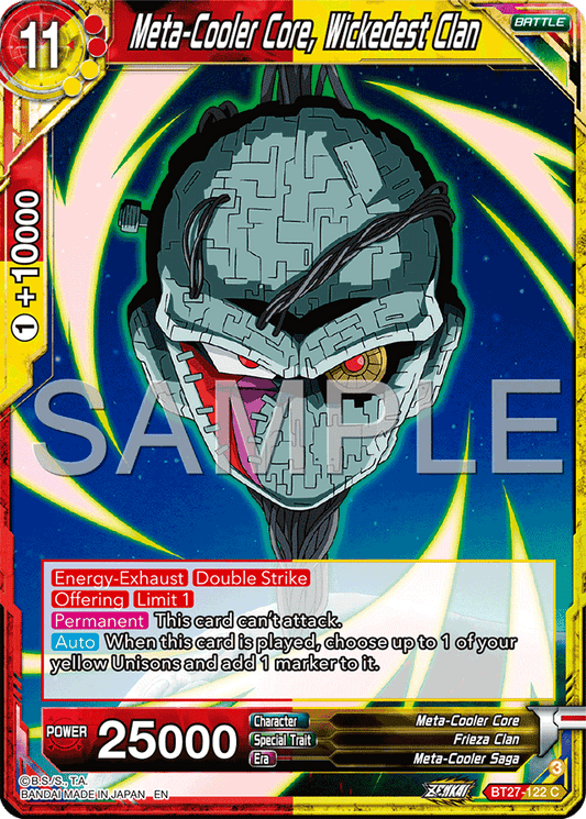 Meta-Cooler Core, Wickedest Clan - History of Z - Common - BT27-122