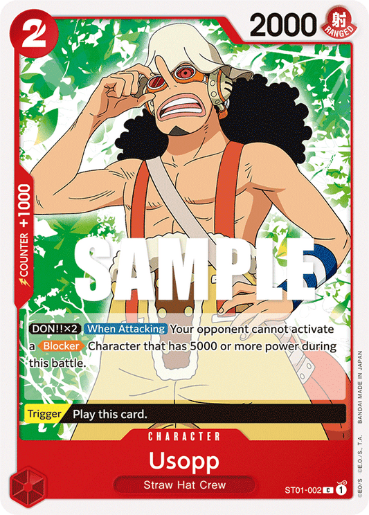 Usopp - Starter Deck 1: Straw Hat Crew - C - ST01-002