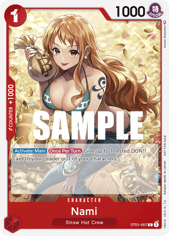 Nami (Tournament Pack Vol. 3) [Participant] - One Piece Promotion Cards - PR - ST01-007