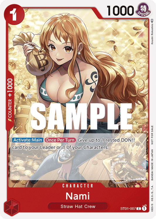 Nami (Tournament Pack Vol. 3) [Participant] - One Piece Promotion Cards - PR - ST01-007