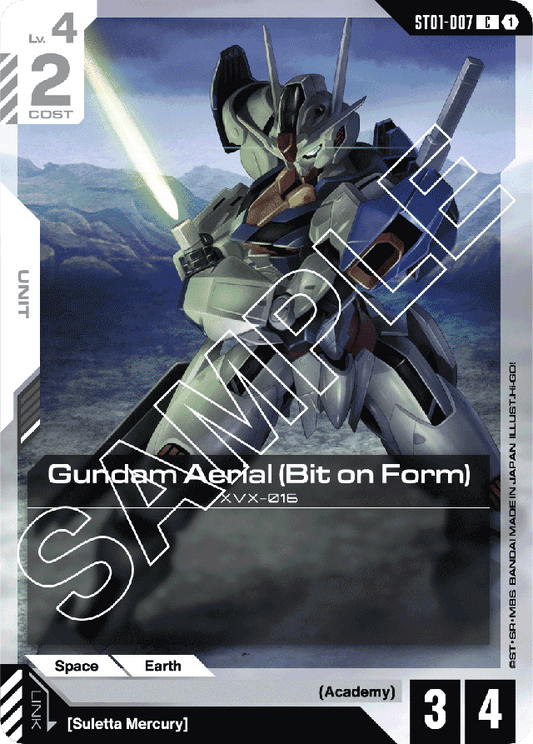 Gundam Aerial (Bit on Form) - Starter Deck 01: Heroic Beginnings - Common - ST01-007