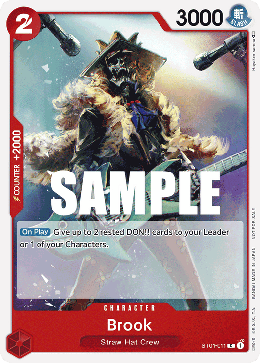 Brook (Tournament Pack Vol. 4) - One Piece Promotion Cards - C - ST01-011