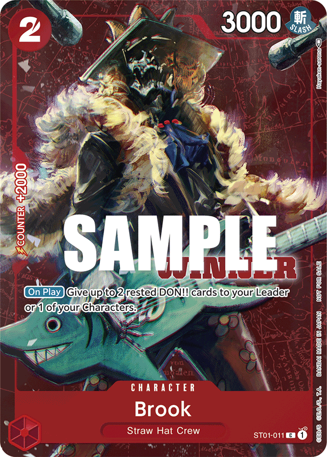 Brook (Winner Pack Vol. 4) - One Piece Promotion Cards - C - ST01-011
