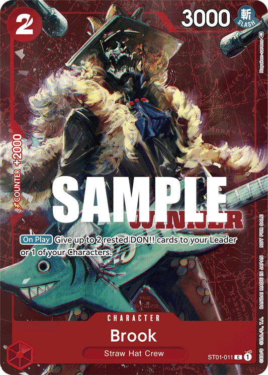 Brook (Winner Pack Vol. 4) - One Piece Promotion Cards - C - ST01-011