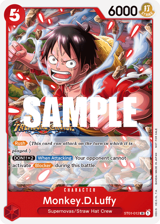 Monkey.D.Luffy (Tournament Pack Vol. 5) - One Piece Promotion Cards - SR - ST01-012
