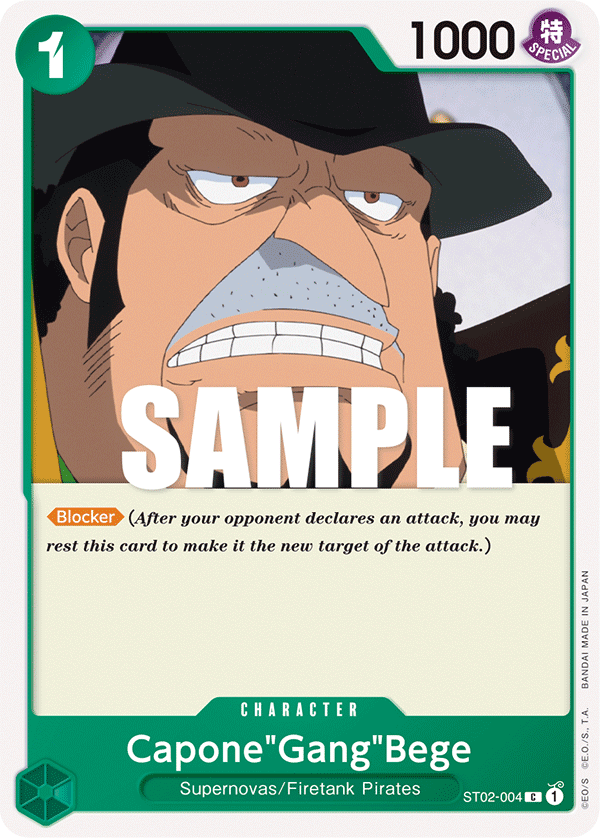 Capone"Gang"Bege - Starter Deck 2: Worst Generation - C - ST02-004