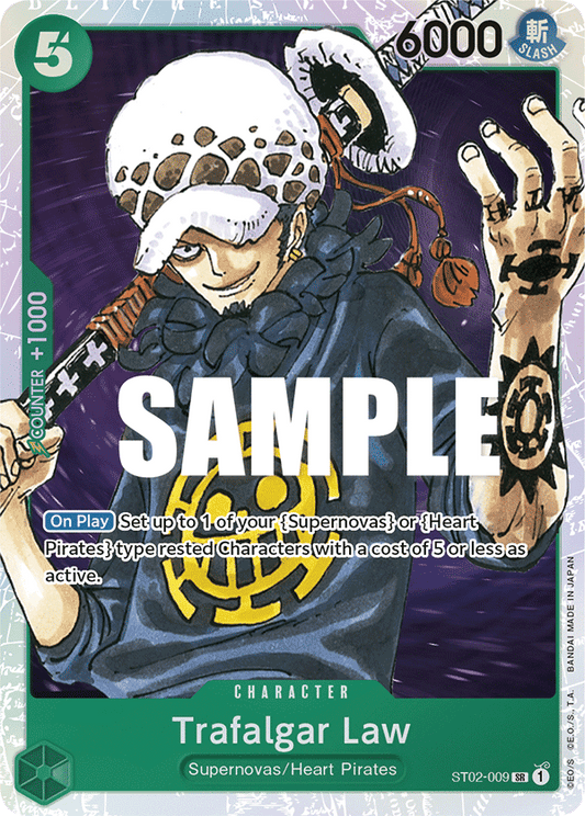 Trafalgar Law - Starter Deck 2: Worst Generation - SR - ST02-009