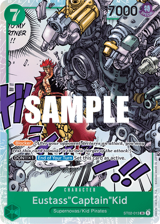 Eustass"Captain"Kid (013) - Starter Deck 2: Worst Generation - SR - ST02-013
