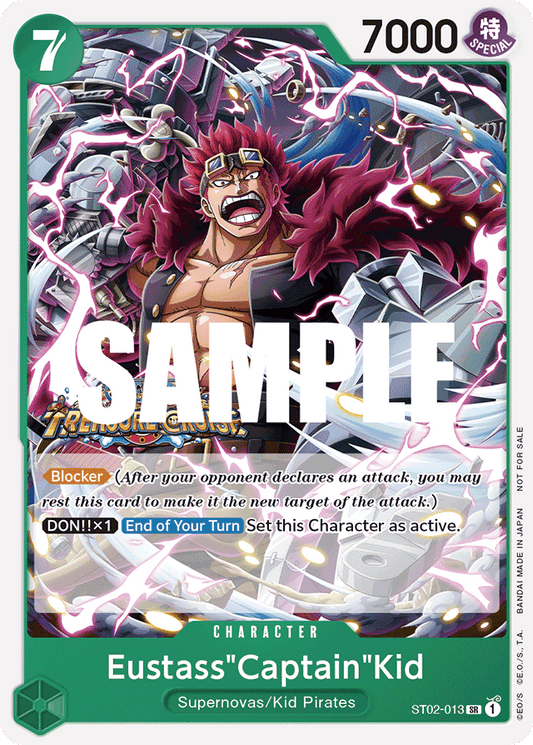 Eustass"Captain"Kid (Tournament Pack Vol. 5) - One Piece Promotion Cards - SR - ST02-013