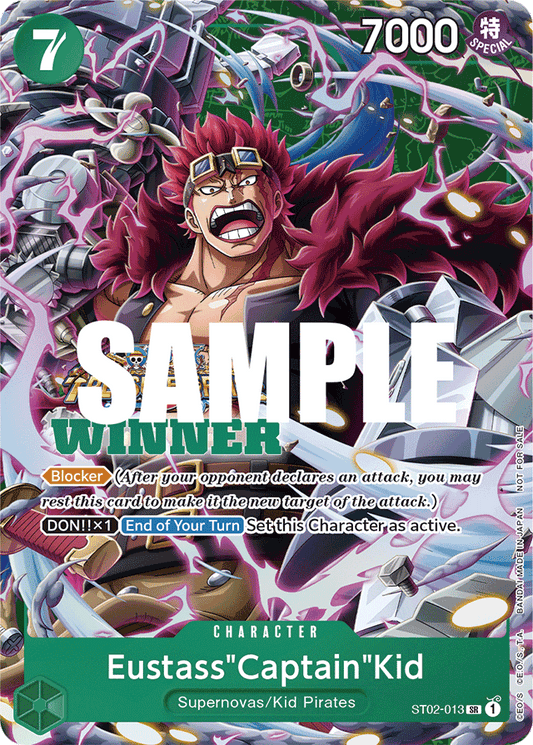 Eustass"Captain"Kid (Winner Pack Vol. 5) - One Piece Promotion Cards - SR - ST02-013