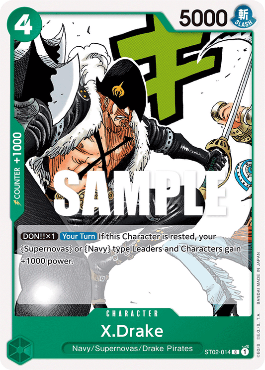 X.Drake - Starter Deck 2: Worst Generation - C - ST02-014