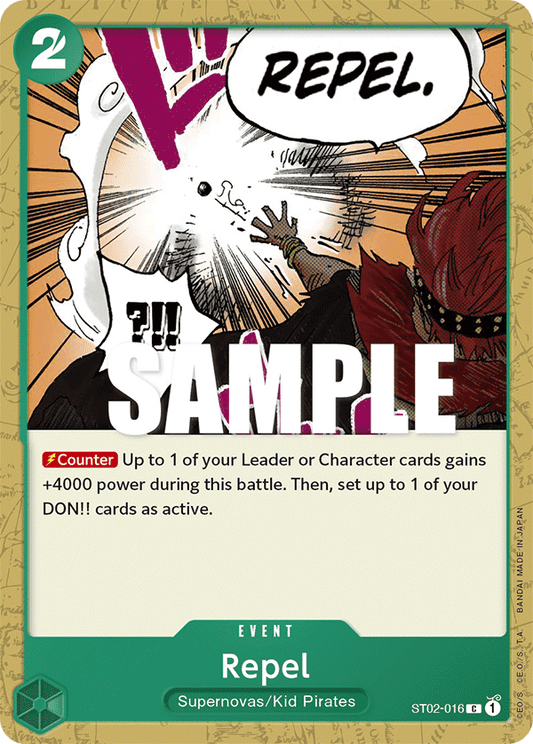 Repel - Starter Deck 2: Worst Generation - C - ST02-016
