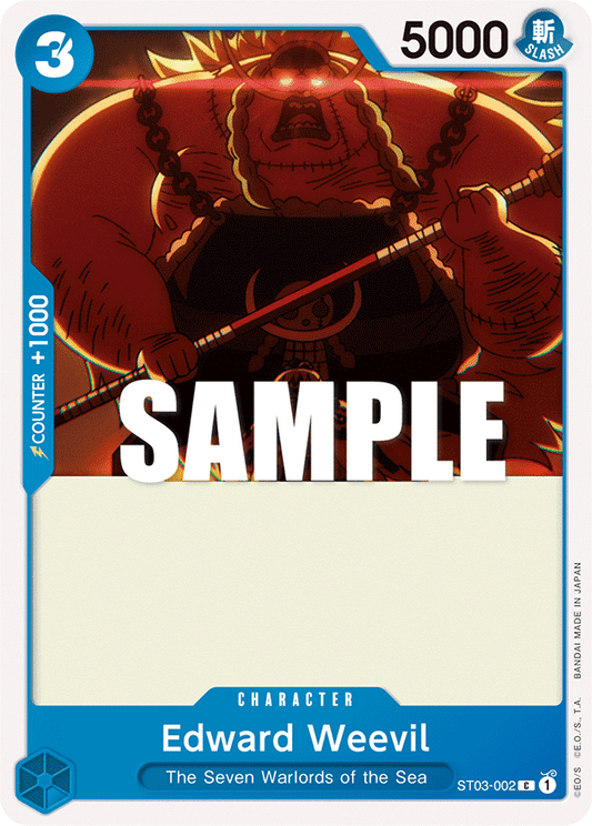 Edward Weevil - Starter Deck 3: The Seven Warlords of The Sea - C - ST03-002