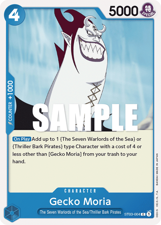 Gecko Moria - Starter Deck 3: The Seven Warlords of The Sea - C - ST03-004