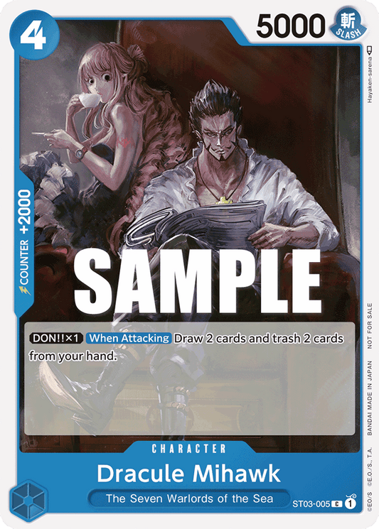 Dracule Mihawk (Tournament Pack Vol. 4) - One Piece Promotion Cards - C - ST03-005