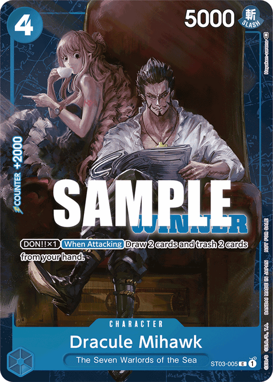 Dracule Mihawk (Winner Pack Vol. 4) - One Piece Promotion Cards - C - ST03-005
