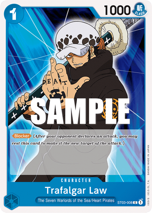 Trafalgar Law - Starter Deck 3: The Seven Warlords of The Sea - C - ST03-008